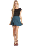 Brocade Blue Skirt