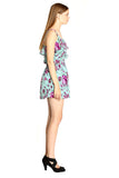Sage in Ruffles Dress