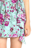 Sage in Ruffles Dress