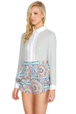 Mint Formal Top