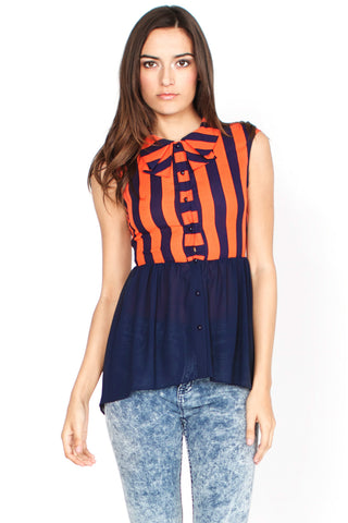 Orange Circus Top