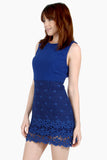 Sapphire Lace Dress