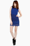 Sapphire Lace Dress