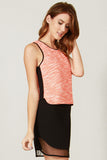 Neon Tweed Top