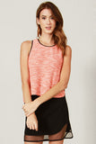 Neon Tweed Top