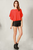 Rouge Poncho Top