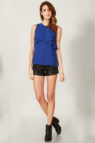 Royal Ruffle Top