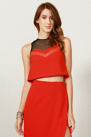 Red Revolt Top
