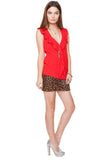 Rouge Ruffle Top