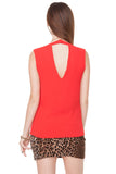 Rouge Ruffle Top