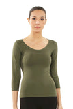 Seamless 3/4 Sleeve Top