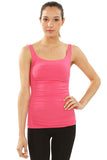 Scoop Neck Side Ribbed Tank Top
