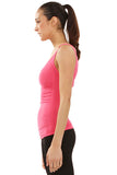 Scoop Neck Side Ribbed Tank Top