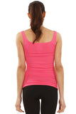 Scoop Neck Side Ribbed Tank Top