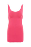 Scoop Neck Side Ribbed Tank Top