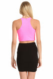 Seamless Ribbed Cropped Tank