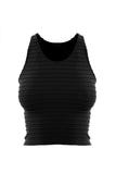 Seamless Ribbed Cropped Tank