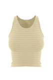 Seamless Ribbed Cropped Tank