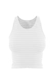 Seamless Ribbed Cropped Tank