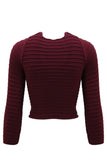 Seamless Ribbed 3/4 Sleeve Crop Top