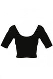 Seamless 1/2 Sleeve Crop Top