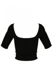 Seamless 1/2 Sleeve Crop Top