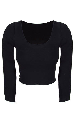 Long Sleeve Crop Top