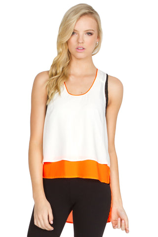 Orange Block Tank