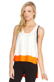 Orange Block Tank