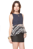 Shadow Play Peplum Top